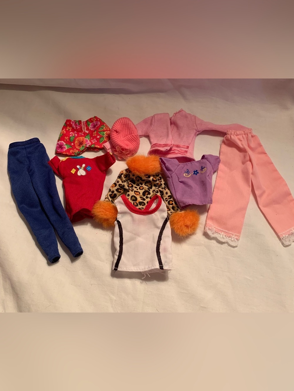 Vintage Barbie Doll Assorted Clothes, Lot of 9 Pieces